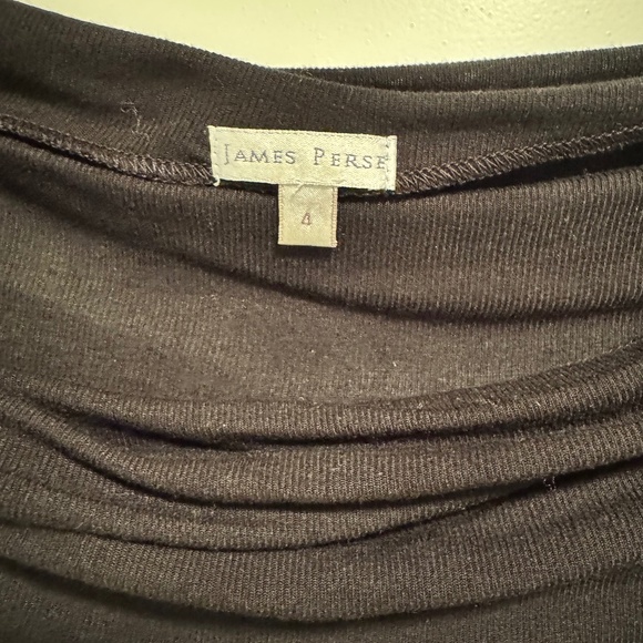 James Perse One-Shoulder Long Sleeve Midi Dress - Picture 3 of 5